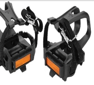 Bike Pedal with Straps